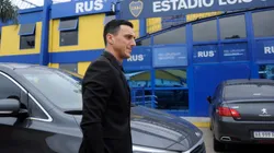 Nicolás Burdisso durante su reciente paso por Boca.