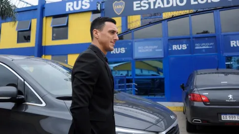 Nicolás Burdisso durante su reciente paso por Boca.