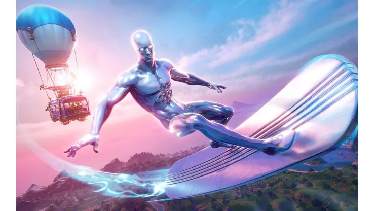 Silver Surfer llega hoy a la tienda de Fortnite con un nuevo bundle