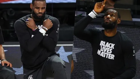 LeBron James homenajeó a Chadwick Boseman con el Wakanda Forever