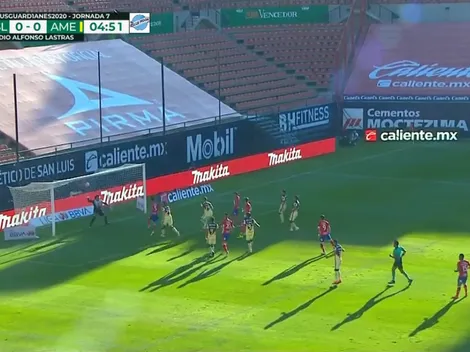 Ramiro Hernández sorprende a América con un gol de vestidor