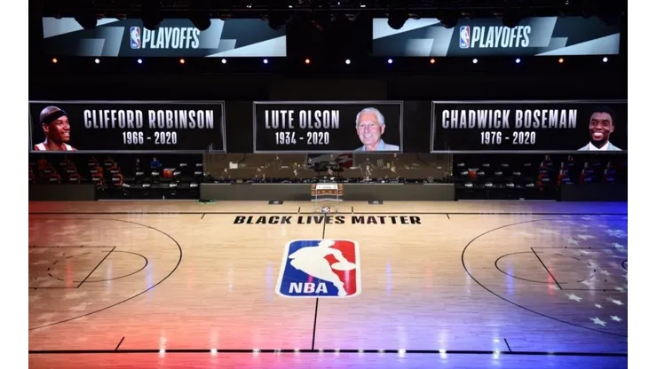 El tributo de la NBA a Chadwick Boseman y Cliff Robinson | Foto: NBA