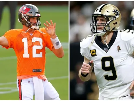 Brady adelantó duelo de Buccaneers ante Drew Brees y los Saints