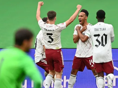 Siempre Aubameyang: Arsenal ganó por penales al Liverpool la Community Shield