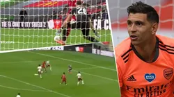 Emiliano Martínez le tapó un mano a mano a Mané y salvó al Arsenal