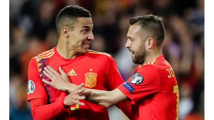 Rodrigo Moreno en la Selección Española.