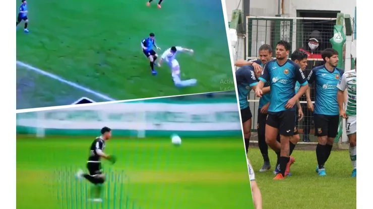 Fútbol Uruguayo, no lo entenderías: golazo en contra desde mitad de cancha