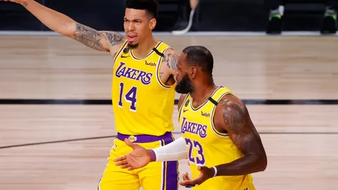 LeBron James y Danny Green (Getty)