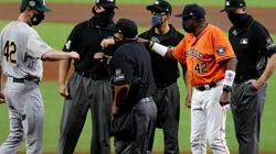 La protesta de Houston Astros y Oakland Athletics | Foto: Getty Images