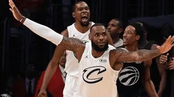 Kevin Durant y LeBron James (Getty Images)