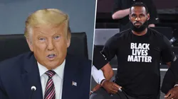 Donald Trump y LeBron James (Getty Images)