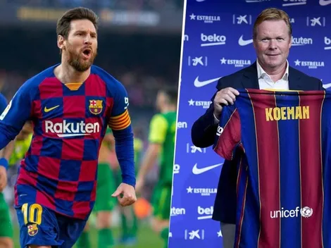Revelan las preguntas que Koeman no pudo contestarle a Messi en su charla