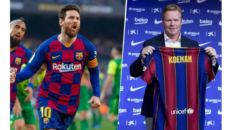 Revelan las preguntas que Koeman no pudo contestarle a Messi en su charla