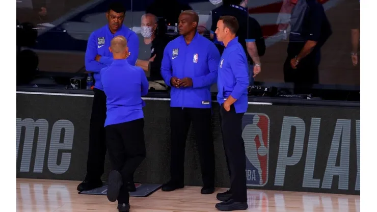 Emotiva protesta de los árbitros de la NBA | Foto: Getty Images