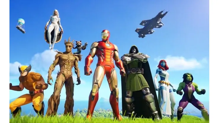 Cinemática oficial Fortnite Capítulo 2 - Temporada 4 ¡héroes y villanos de MARVEL!