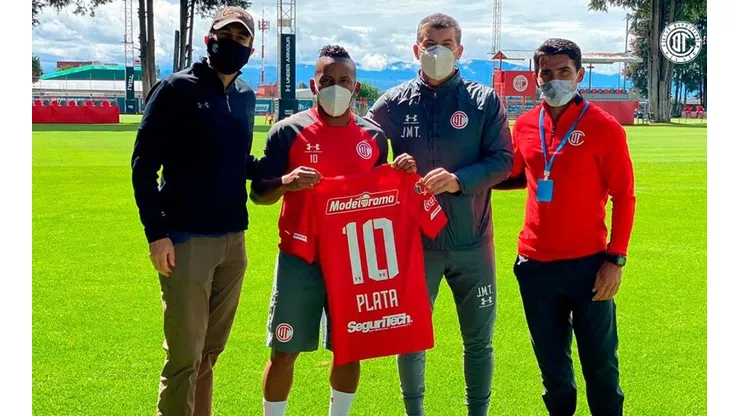 Joao Plata aún no pudo aclimatarse a Toluca (Toluca FC)