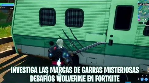 Investiga las marcas de garras misteriosas - Desafíos Wolverine en Fortnite