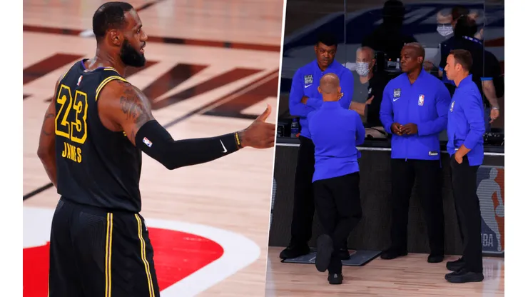 LeBron James apoya el boicot del Juego 5 en Twitter (Getty Images)