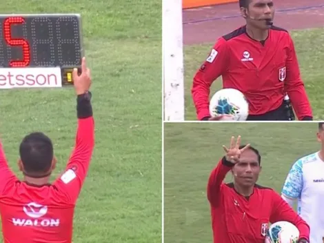 Árbitro dio 4 minutos extra, asistente mostró 5 y principal terminó a los 3