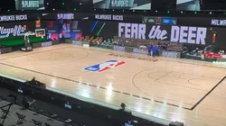 Se inicia boicot a los playoffs de la NBA | Foto: @TimBontemps