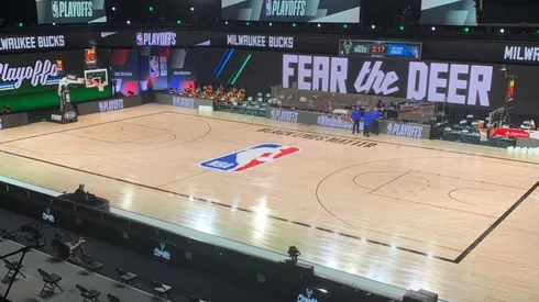 Se inicia boicot a los playoffs de la NBA | Foto: @TimBontemps