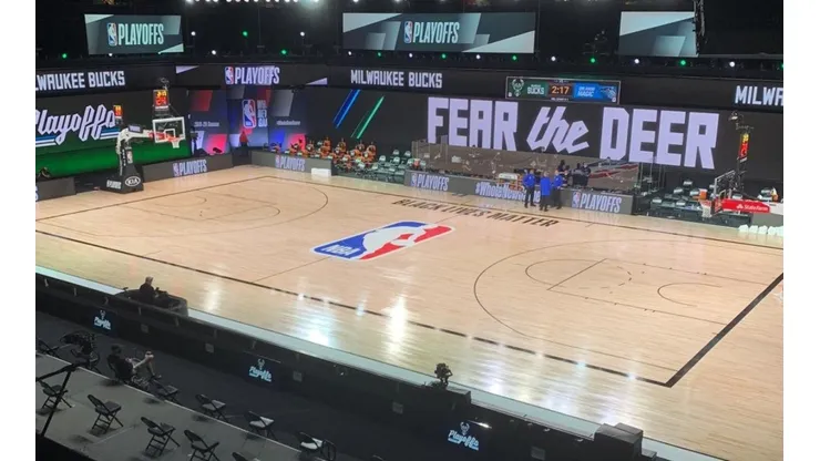 Se inicia boicot a los playoffs de la NBA | Foto: @TimBontemps