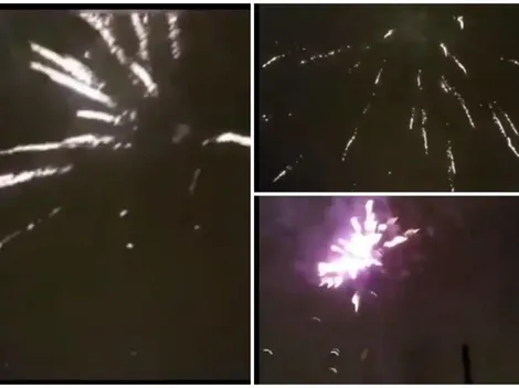 Acusan a hinchas de Alianza Lima de tirar fuegos artificiales en Barranco