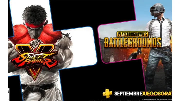 PUBG y Street Fighter V confirmados como los juegos gratuitos de PS Plus de Septiembre