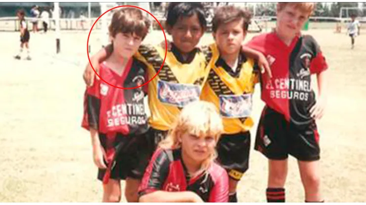 Lionel Messi hizo menores en el Newells.