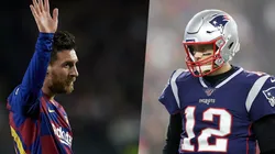 Tom Brady y Lionel Messi (Getty)