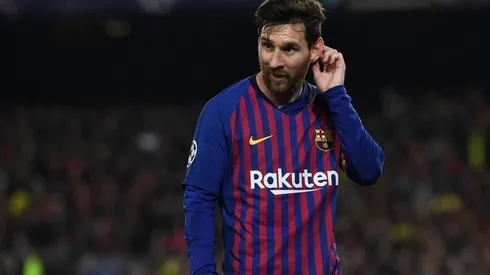 Lionel Messi en Barcelona (Getty)