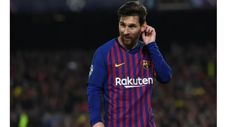 Lionel Messi en Barcelona (Getty)