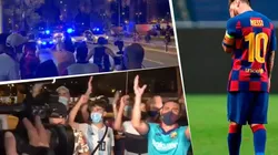Video: los hinchas del Barcelona fueron al Camp Nou para pedir por Messi