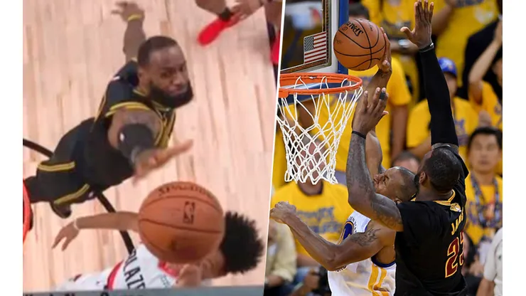 Las tapas de LeBron James (Captura de pantalla y Getty Images)