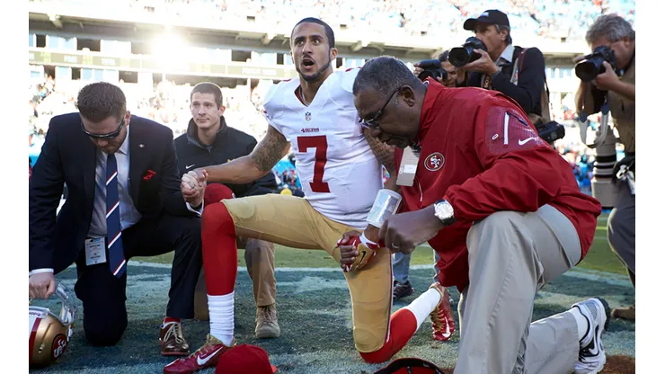 Colin Kaepernick, exquarterback de los San Francisco 49ers (Getty Images)