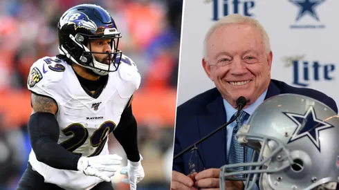 Earl Thomas y Jerry Jones (Getty Images)