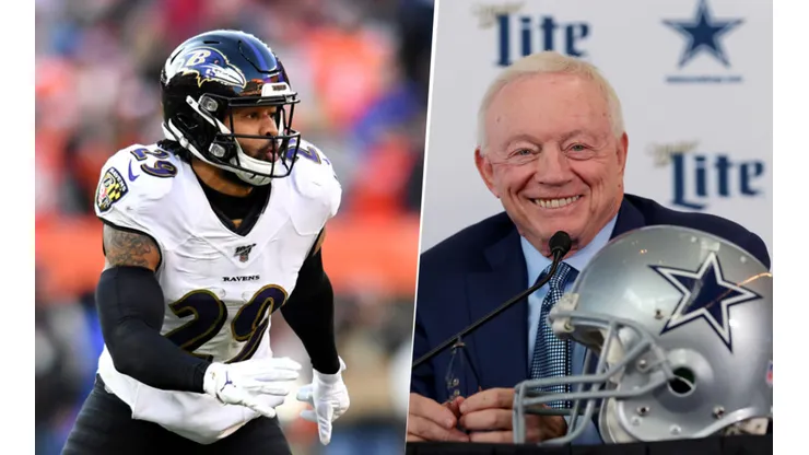 Earl Thomas y Jerry Jones (Getty Images)