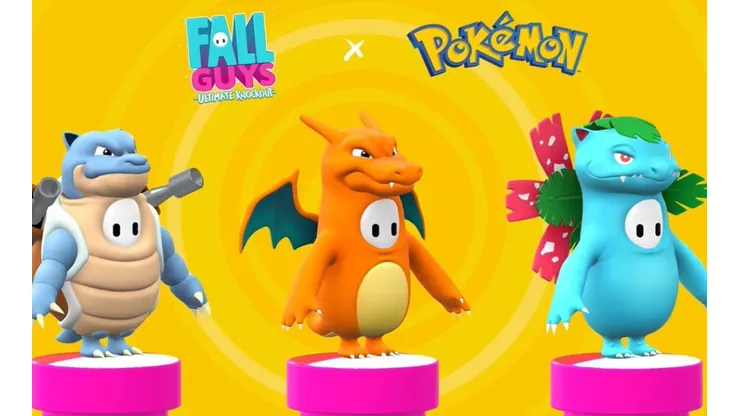 ¡Insólitos! Mira los diseños del crossover de Pokémon x Fall Guys