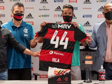 Isla fue presentado en Flamengo y lanzó una frase que no gustará nada en Boca