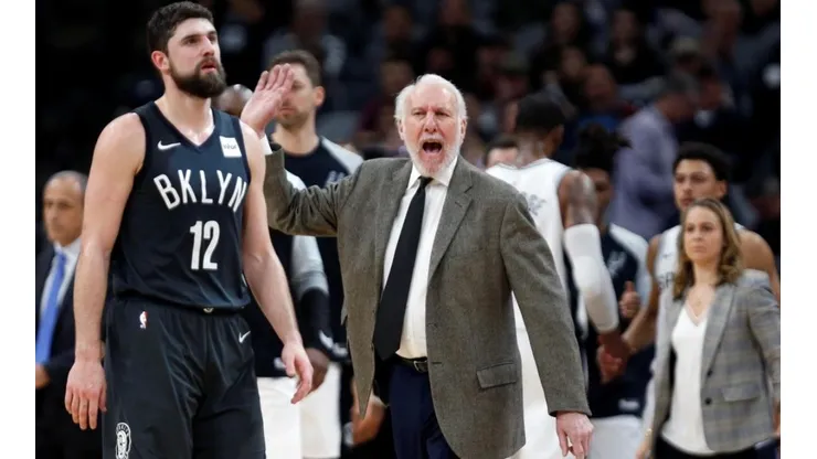 Gregg Popovich, ¿a Brooklyn Nets? | Foto: Getty Images