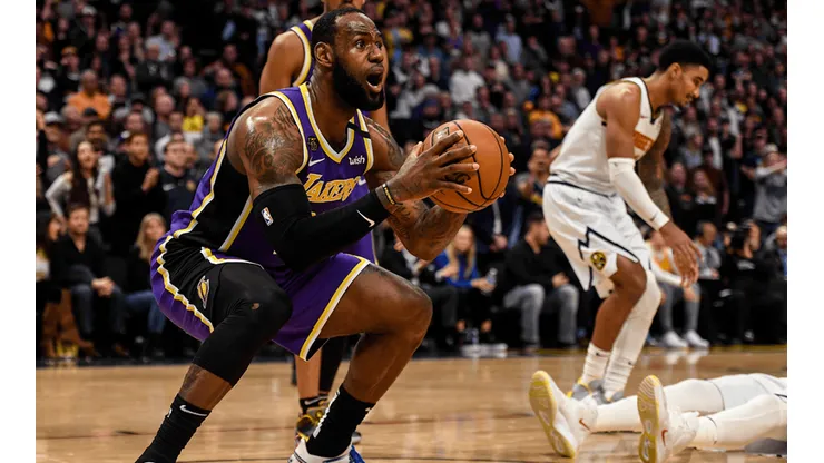 LeBron James, estrella de los Lakers (Getty Images)