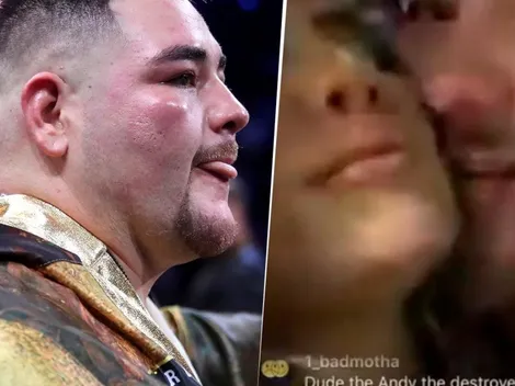 Andy Ruiz besó a una mujer que no es su esposa y las redes estallaron