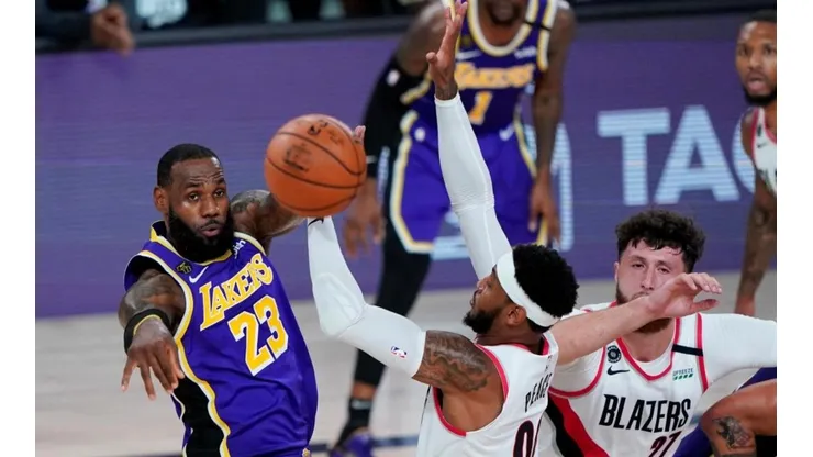 Los Angeles Lakers vs. Portland Trail Blazers por la NBA (Foto: Getty Images)
