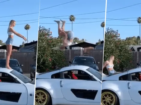 Video viral: quiso hacer el salto de su vida pero se encontró con un vidrio diabólico