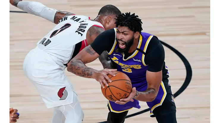 Damian Lillard y Anthony Davis (Getty Images)
