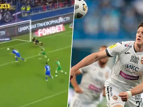 Video: Gaich se perdió un gol increíble en la derrota de CSKA Moscú