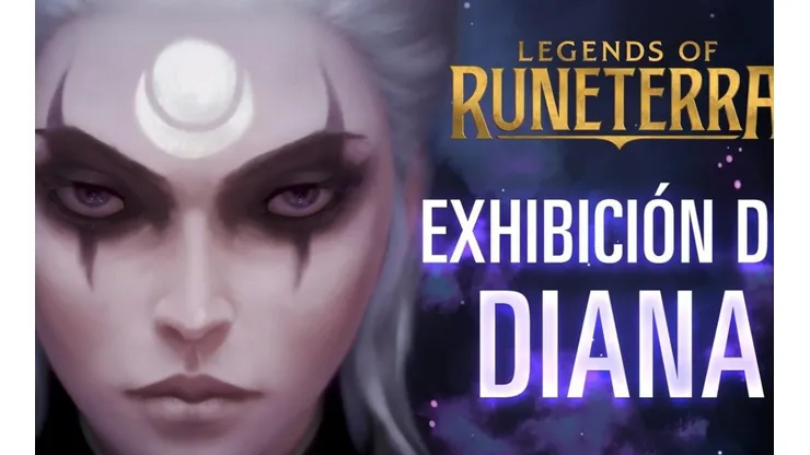 Diana nueva carta de campeón de Legends of Runeterra