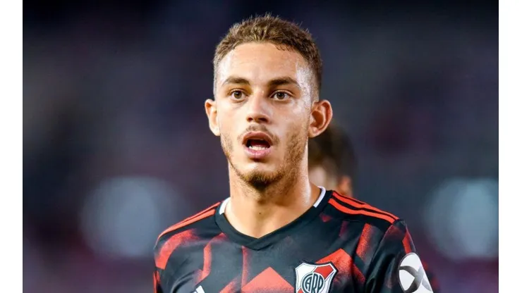 Nahuel Gallardo durante su estadía en River.