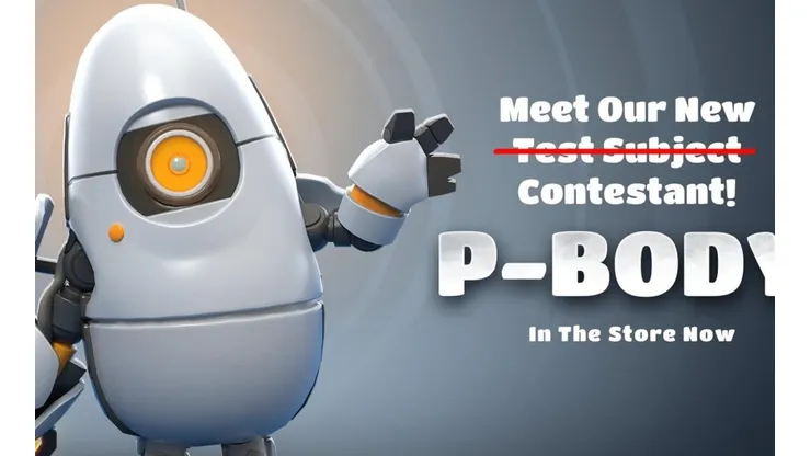 La mejor skin de Fall Guys: El P-Body de Portal 2 está disponible en la tienda