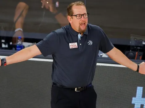 Nick Nurse es elegido como el entrenador del año en la NBA